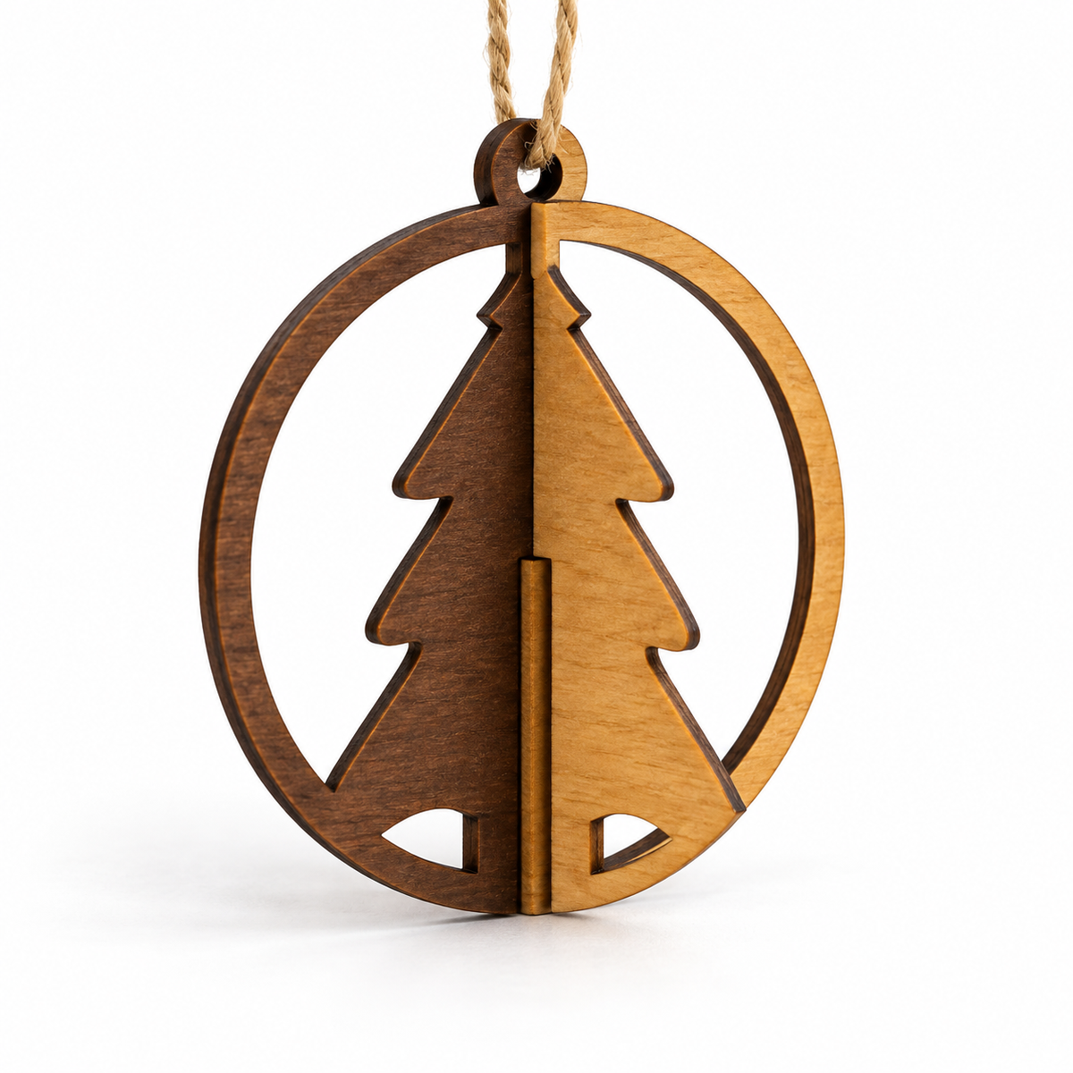 Christmas Ornament - Wood - 3D