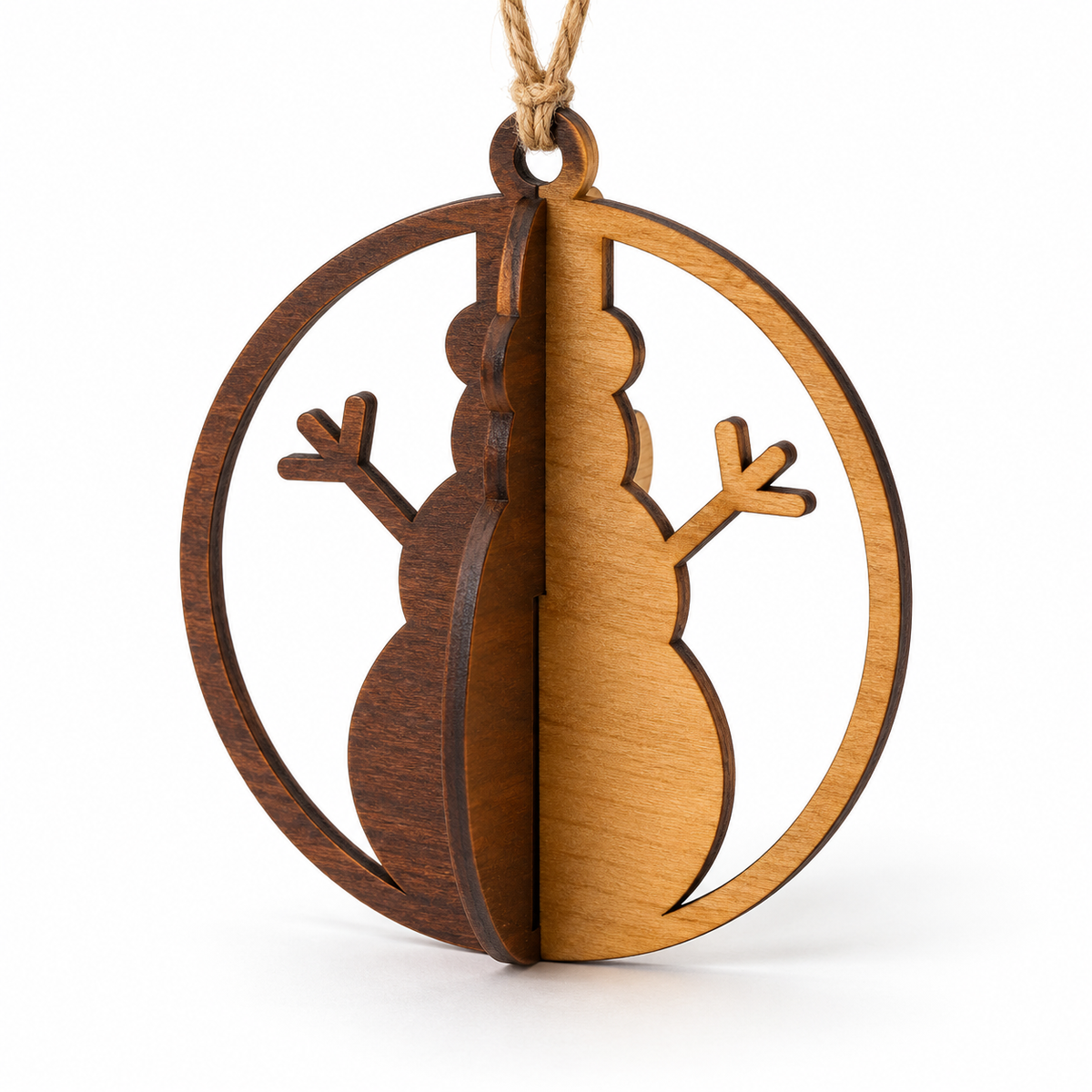 Christmas Ornament - Wood - 3D
