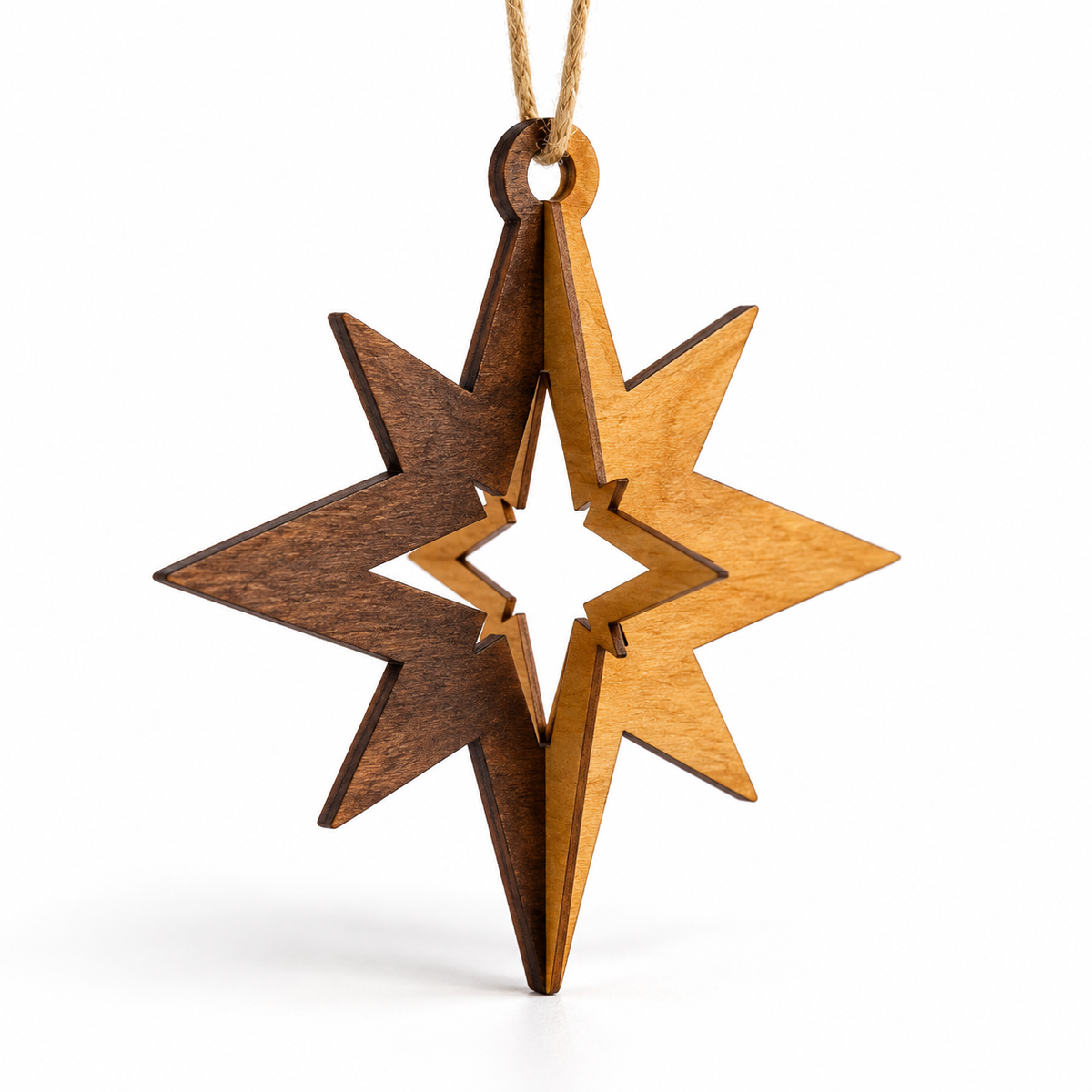 Christmas Ornament - Wood - 3D
