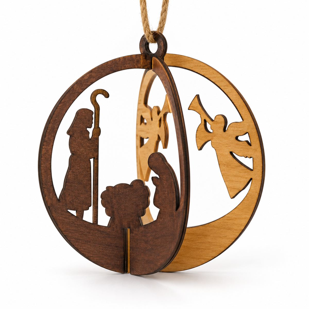 Christmas Ornament - Wood - 3D