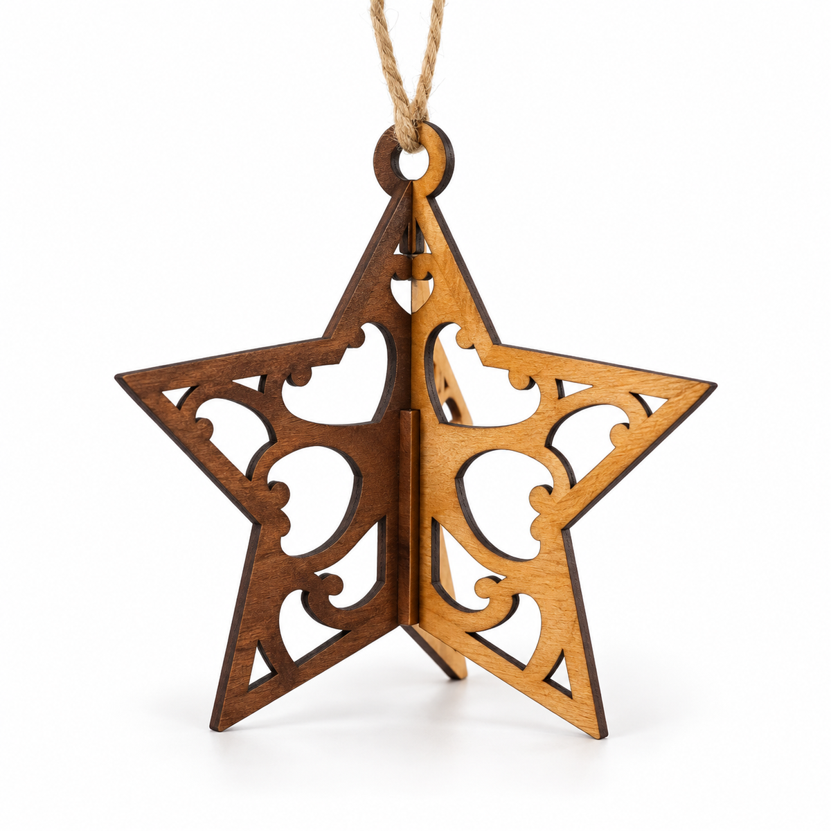 Christmas Ornament - Wood - 3D
