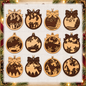 Christmas Ornament - Wood - 2 Tone