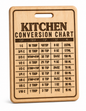 Decorative Charcuterie/Cutting Board - Kitchen Conversion Chart