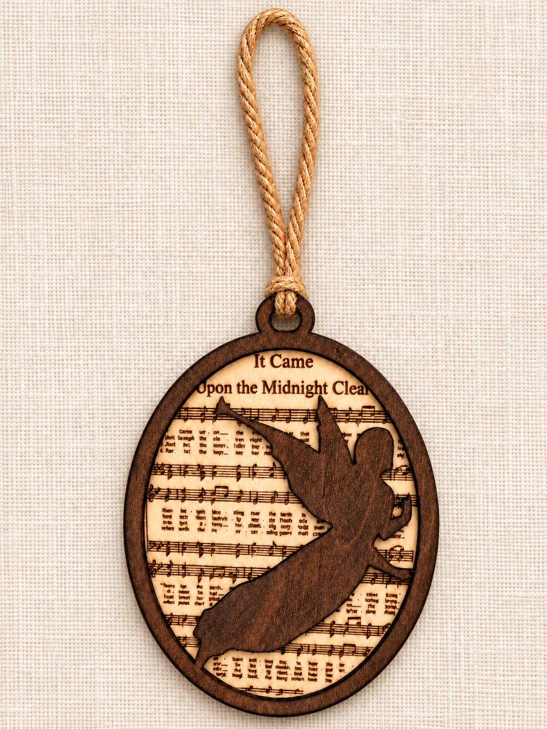 Christmas Ornament - Wood - Carols