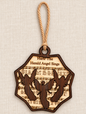 Christmas Ornament - Wood - Carols
