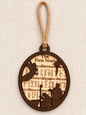 Christmas Ornament - Wood - Carols