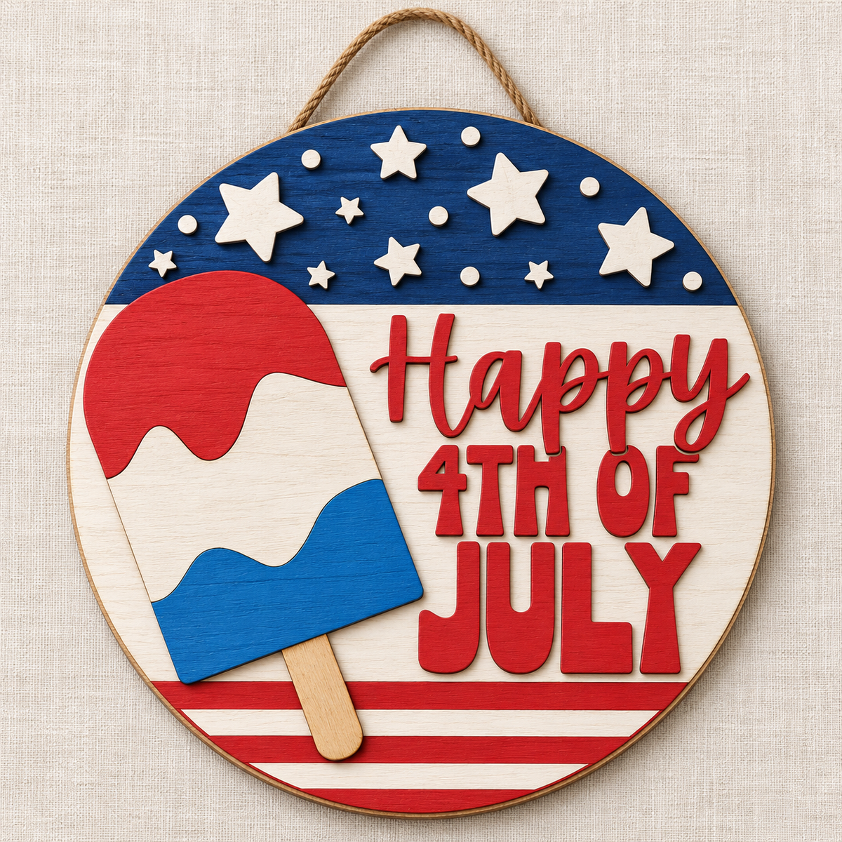 Door Hanger - Happy 4th of July