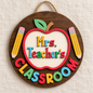 Personalized Door Hanger - Teacher Pencil Classroom