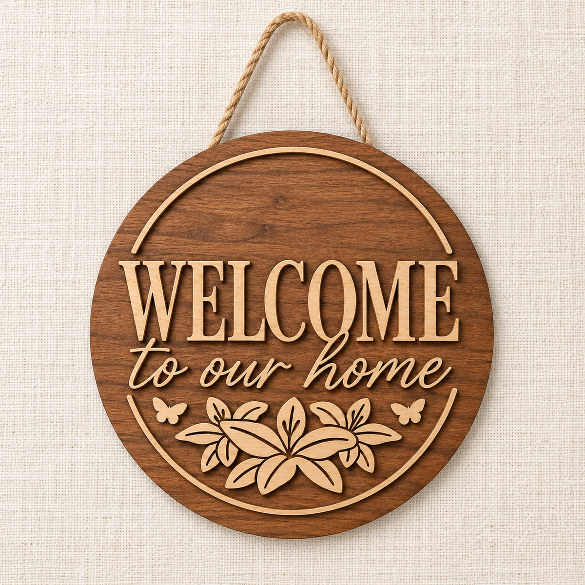 Door Hanger - Welcome to our Home