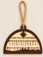 Christmas Ornament - Wood - Carols
