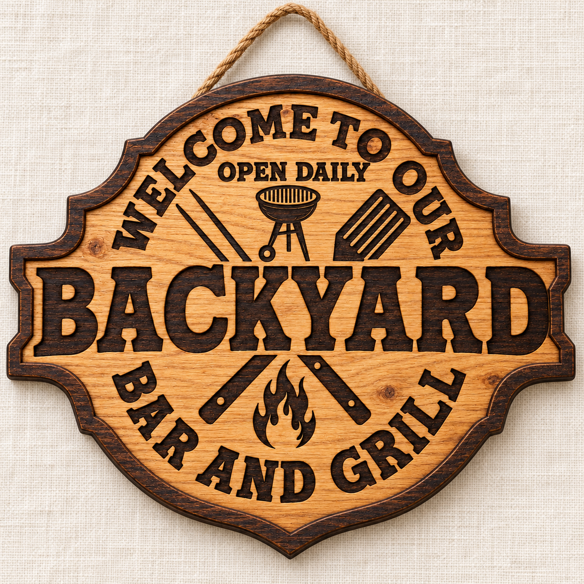 Wall Decor, Backyard Bar And Grill