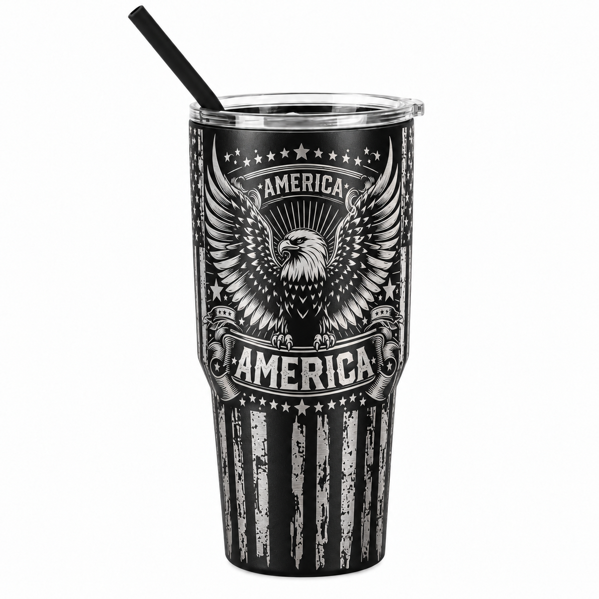 Drinkware, 30 oz. Stainless Steel Tumbler, America I