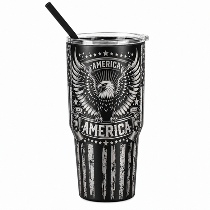 Drinkware, 30 oz. Stainless Steel Tumbler, America I