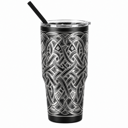 Drinkware, 30 oz. Stainless Steel Tumbler, Celtic Knotwork I