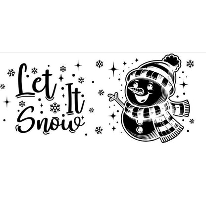 Drinkware, 32 oz. Stainless Steel Hydro Bottle, Christmas, Let It Snow