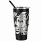 Drinkware, 30 oz. Stainless Steel Tumbler, Cute Ghost