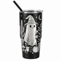 Drinkware, 30 oz. Stainless Steel Tumbler, Ghost in Hat