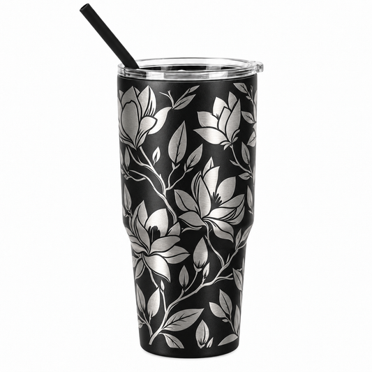 Drinkware, 30 oz. Stainless Steel Tumbler, Magnolia