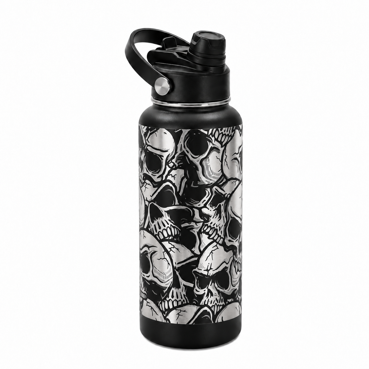 Drinkware, 32 oz. Stainless Steel Hydro Bottle, Skulls