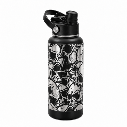 Drinkware, 32 oz. Stainless Steel Hydro Bottle, Skulls