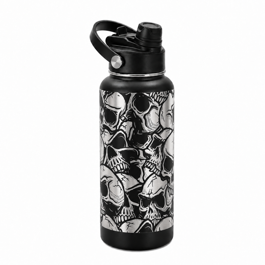 Drinkware, 32 oz. Stainless Steel Hydro Bottle, Skulls
