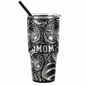 Drinkware, 30 oz. Stainless Steel Tumbler, Football Mom