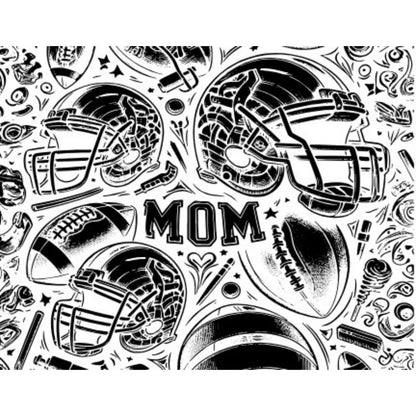 Drinkware, 30 oz. Stainless Steel Tumbler, Football Mom