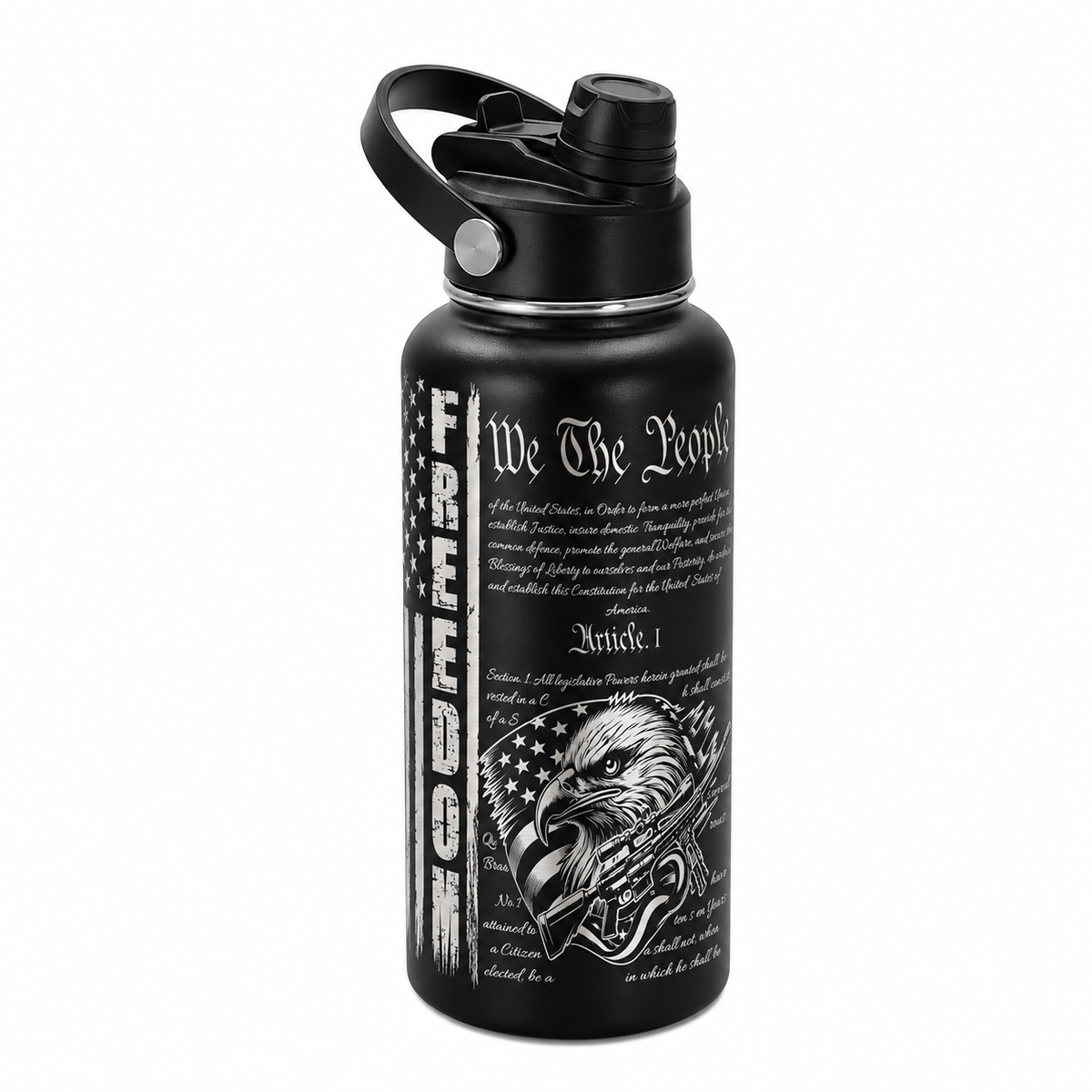 Drinkware, 32 oz. Stainless Steel Hydro Bottle, We The People