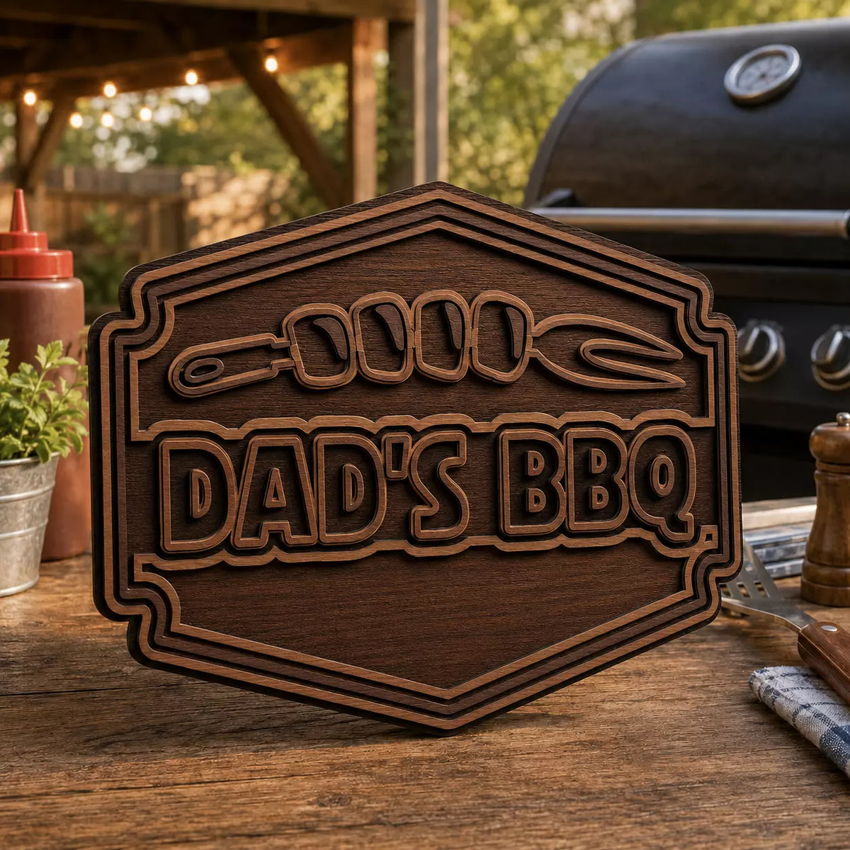 Wall Decor, Dad'S Bbq I