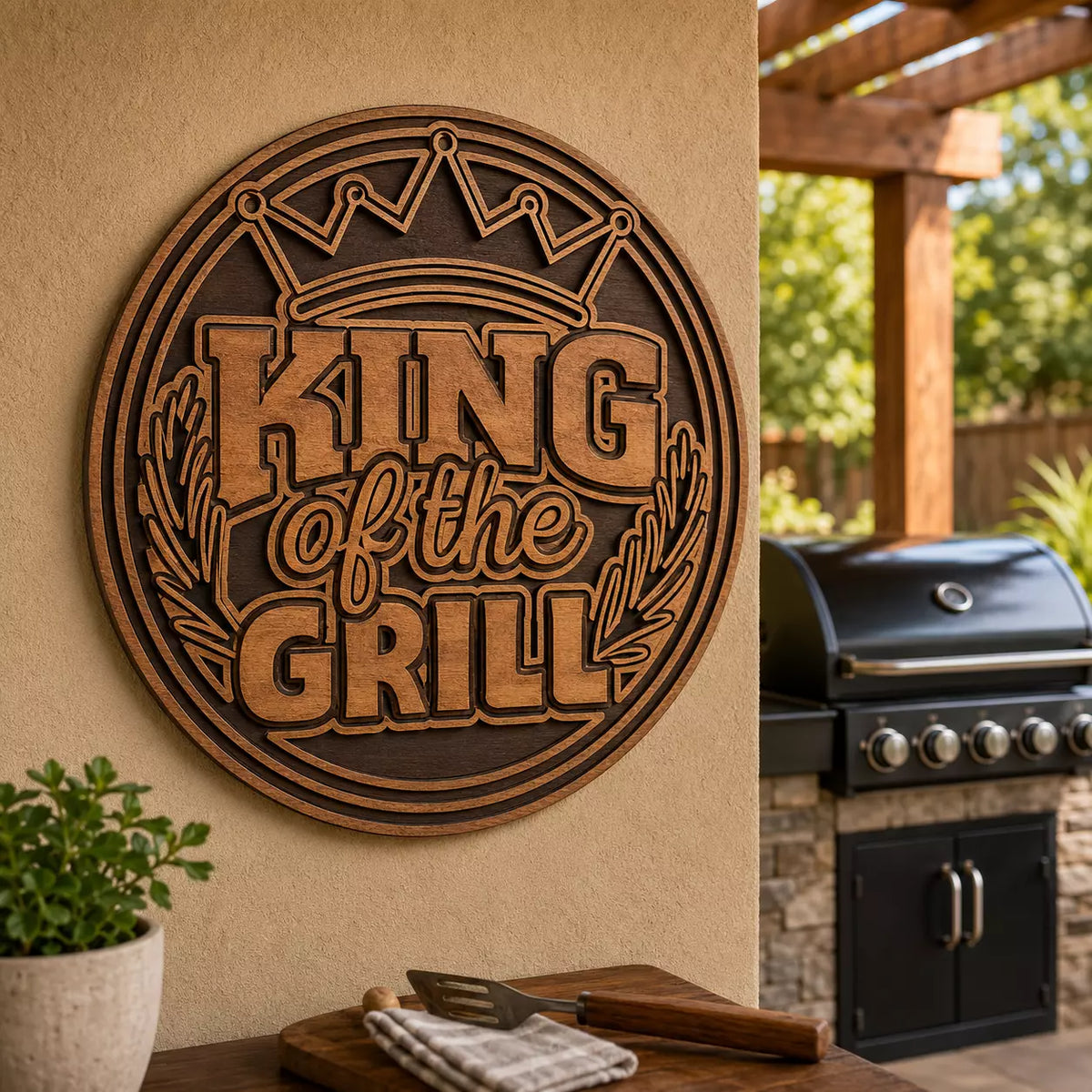 Wall Decor, King Of The Grill
