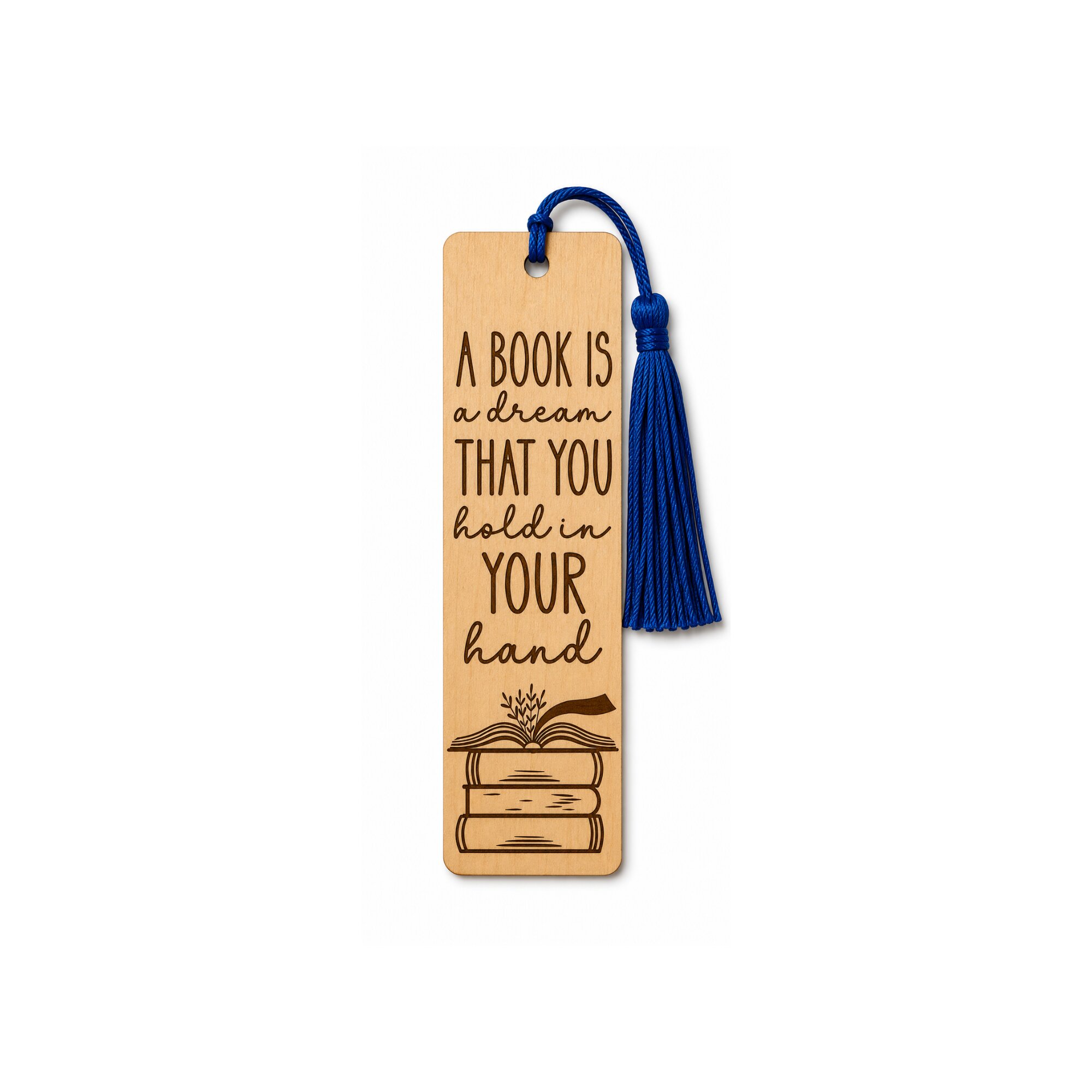 Laser Crafted Etched Wood Bookmark - Image 6