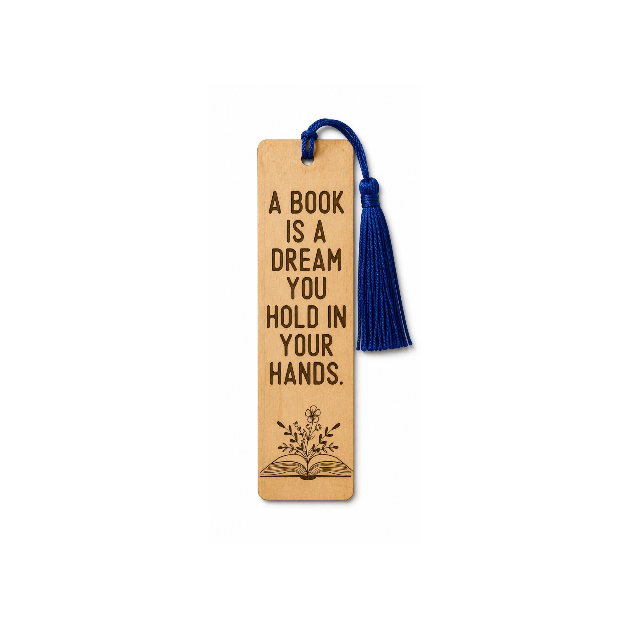 Laser Crafted Etched Wood Bookmark - Image 5