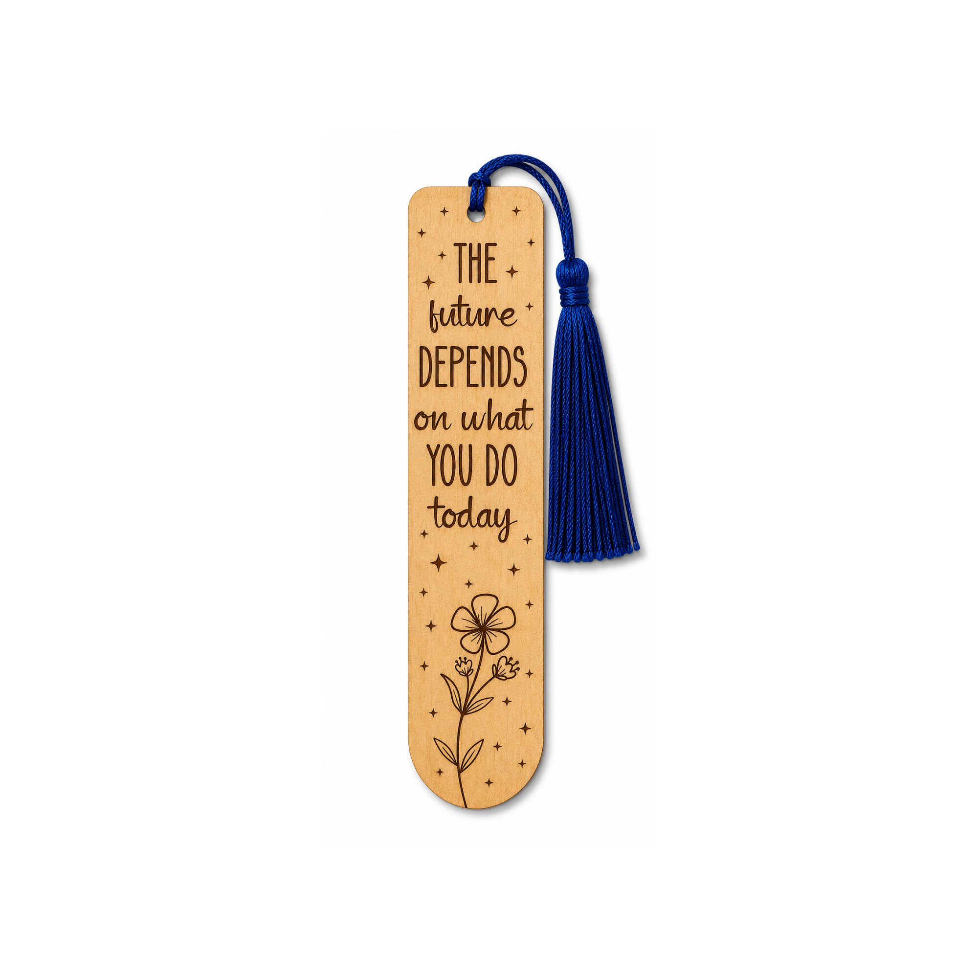 Laser Crafted Etched Wood Bookmark - Image 3
