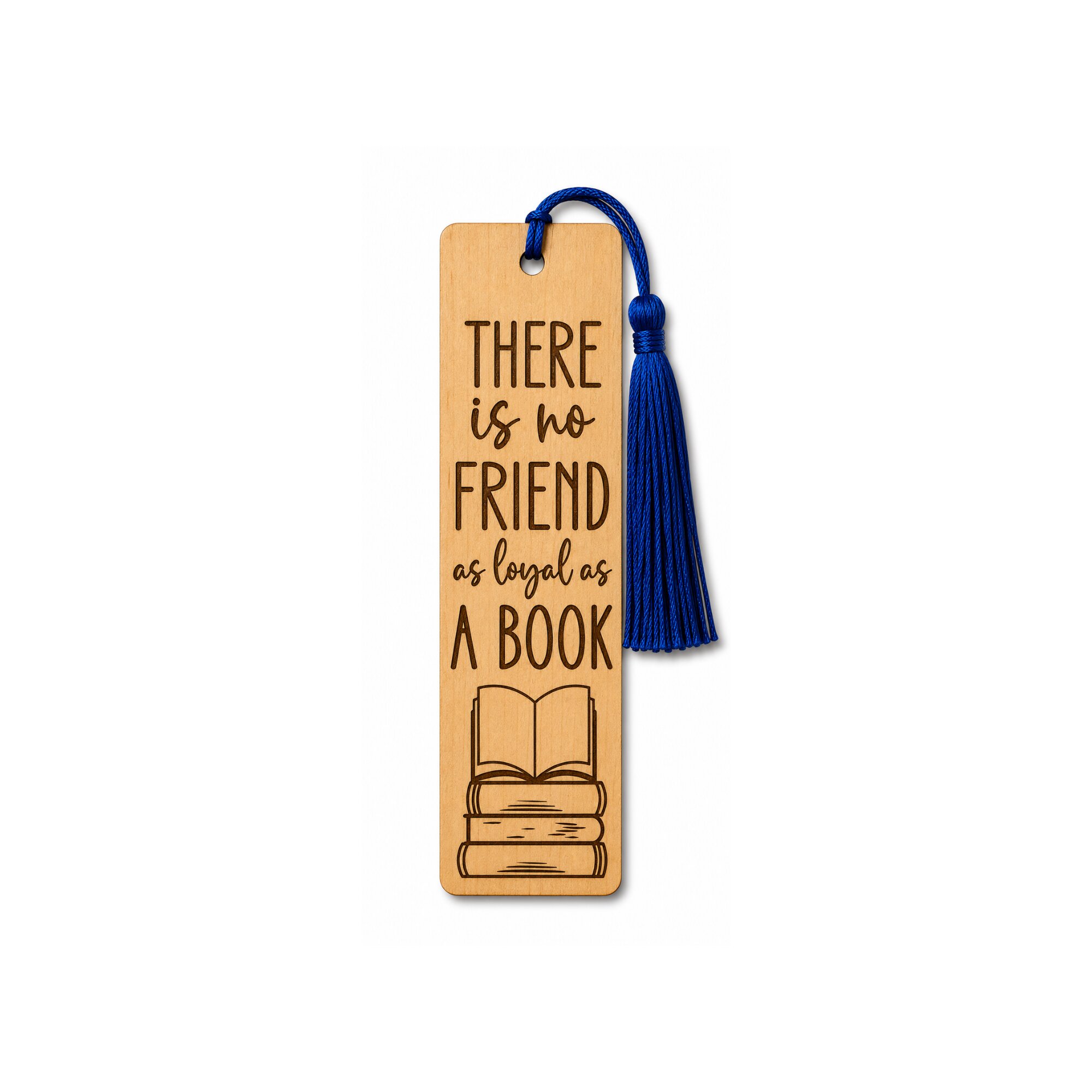 Laser Crafted Etched Wood Bookmark - Image 2